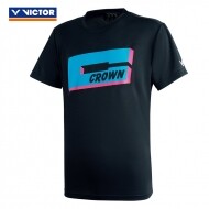 VICTOR 빅터 Crown collection T-05005 검정티셔츠